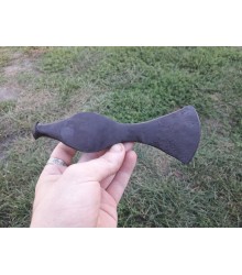 Hand forged axe Hand forged Slavic pickaxe, made of carbon steel, X cen. pattern.