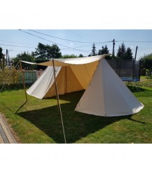 Merchant Geteld Tent - 4 x 7 m - WOOL