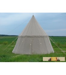 Namiot parasol średnica 5m, wys. 4,5m , 16-kąt.