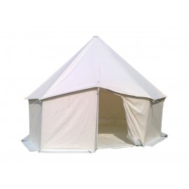 Hexagonal Tent  - Ø 4m - cotton