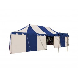 Knight Tent 5 x 9 m / blue-black / cotton